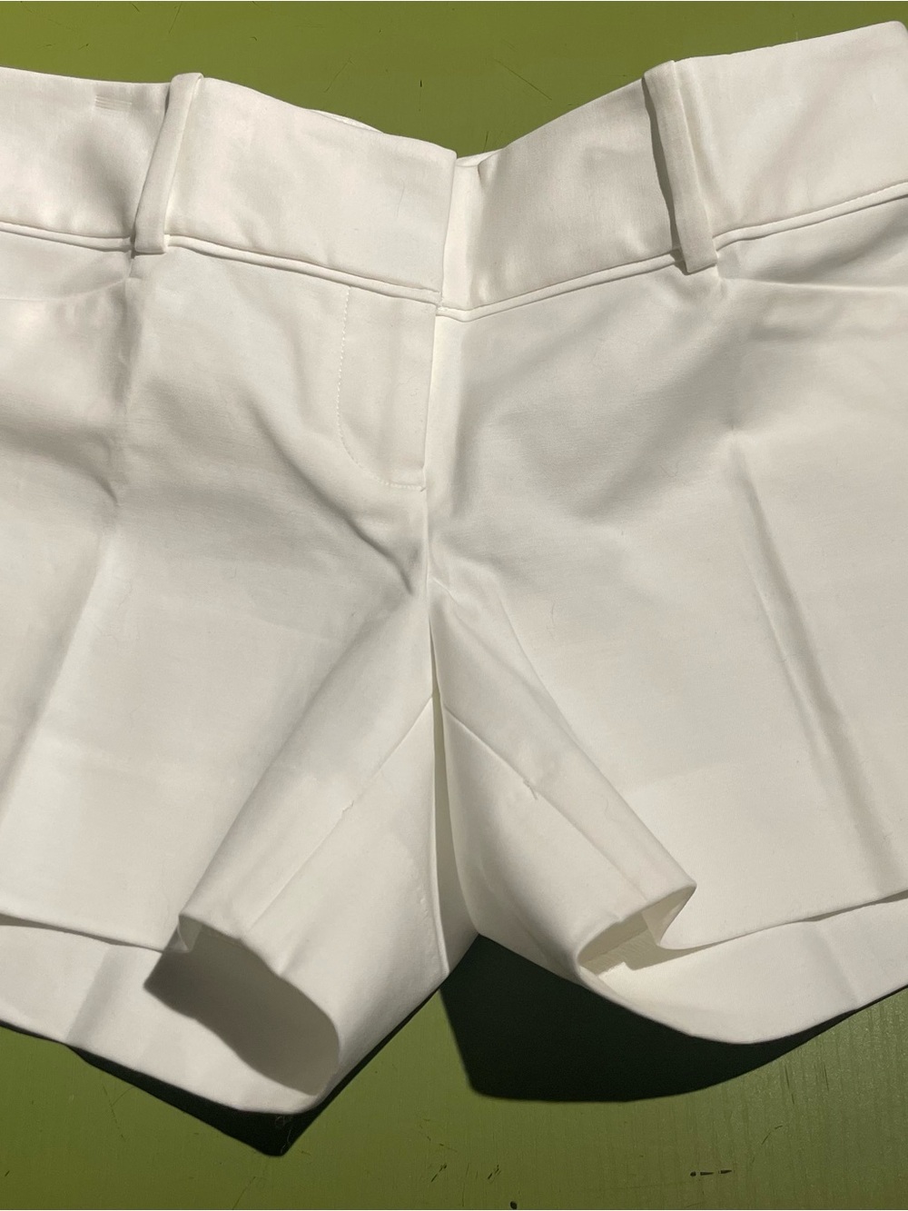 The Limited White High-Waist Tailored Shorts